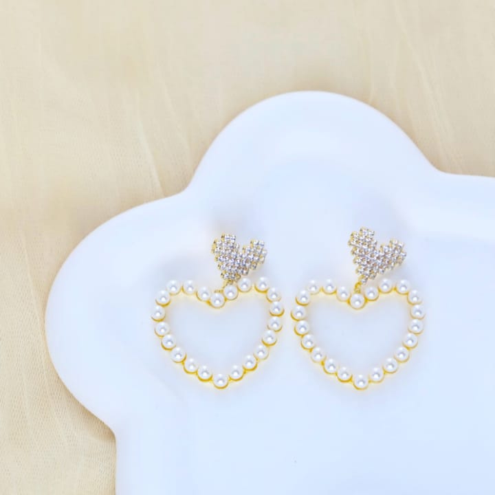 # 40001 Copper gold plated Earrings
