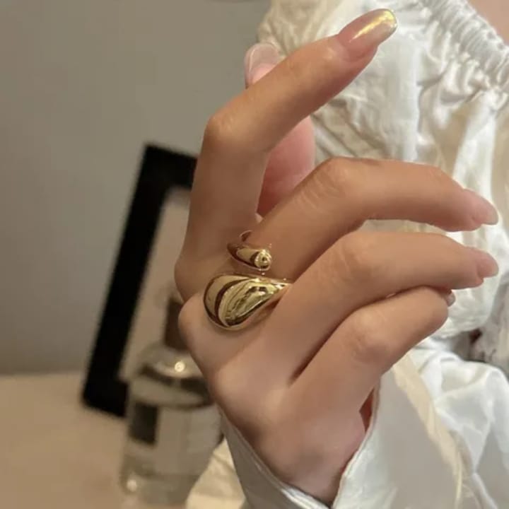 50498 Gold Plated Ring