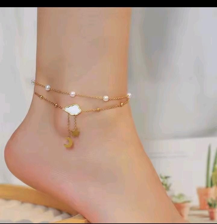 70198 Gold Plated Anklet