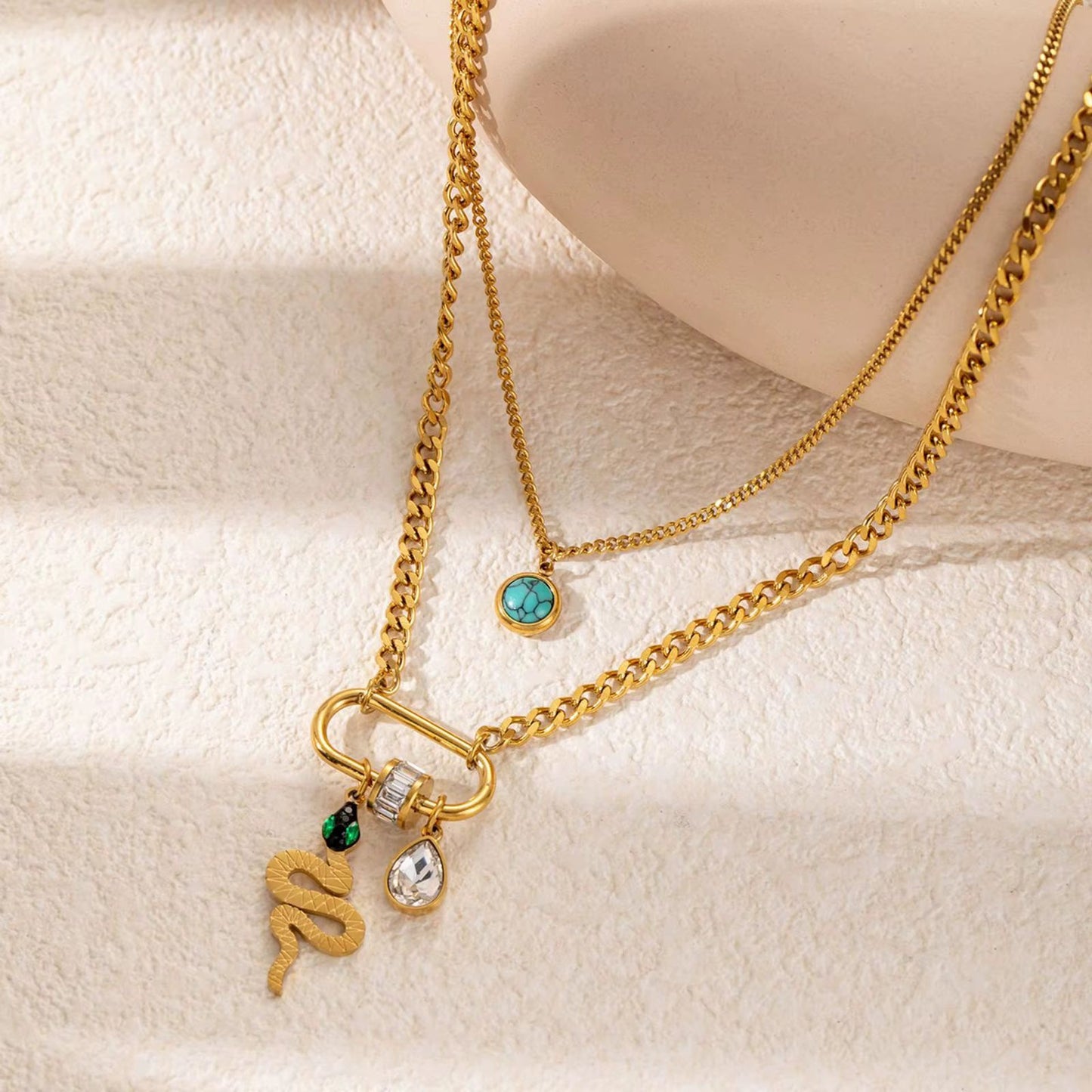 10555 Gold Plated Necklace