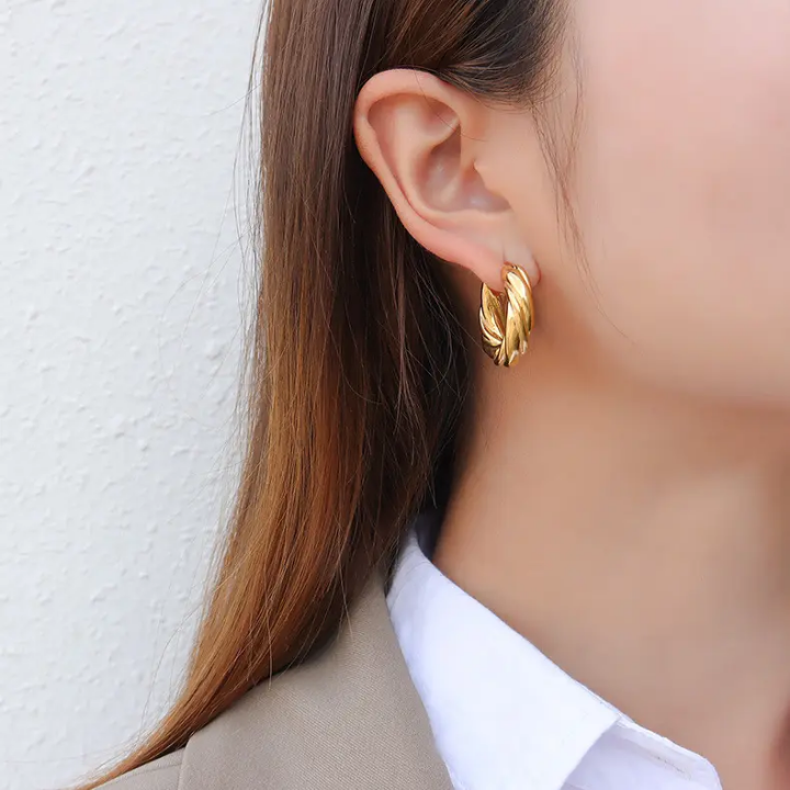40446 gold plated Earrings