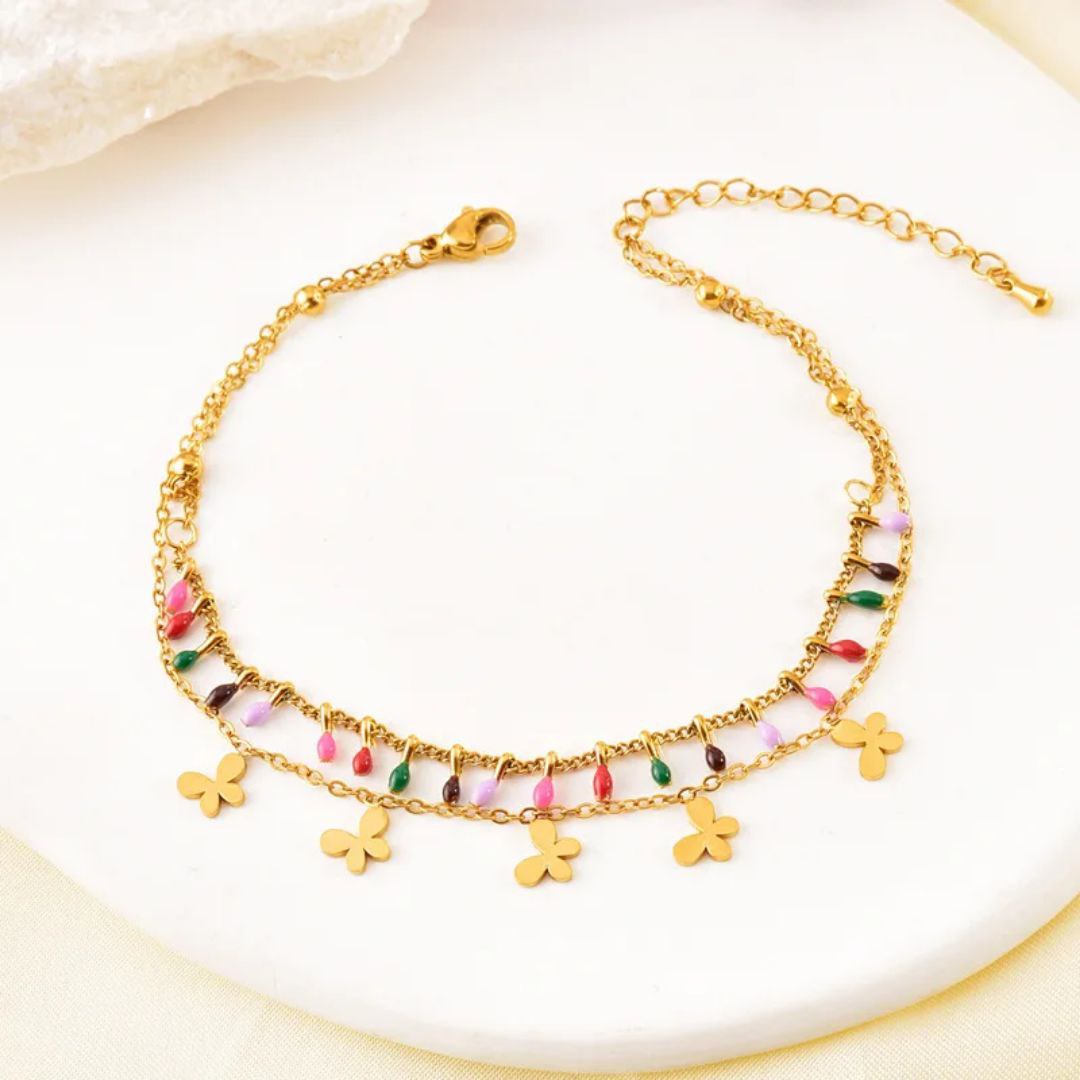 70184 Gold Plated Anklet