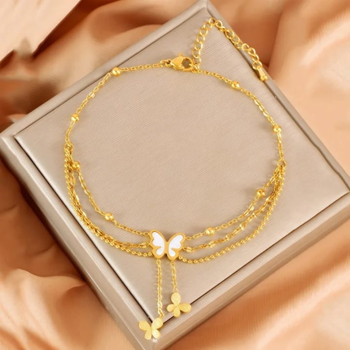 70197 Gold Plated Anklet