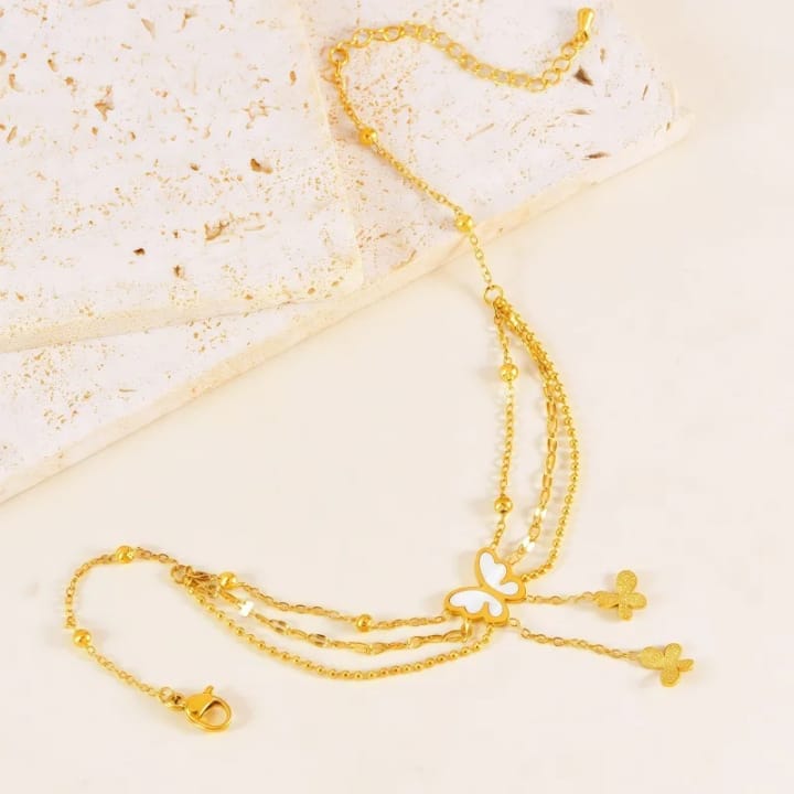 70197 Gold Plated Anklet