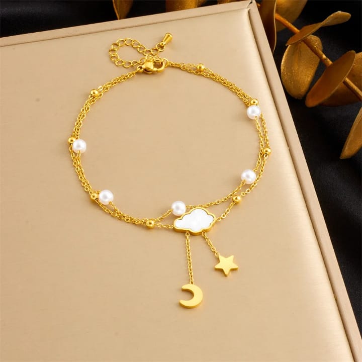 70198 Gold Plated Anklet