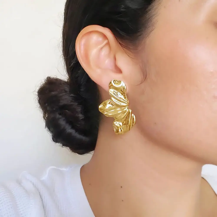 40444 gold plated Earrings