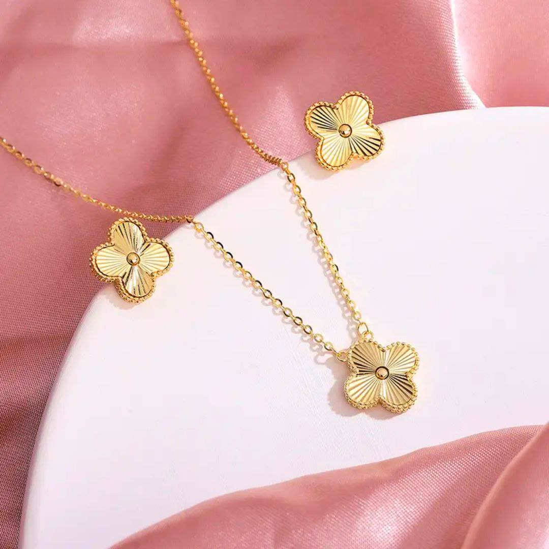 80051 Gold Plated 2 Pieces Set