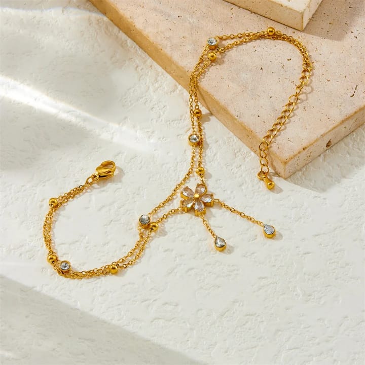 70191 Gold Plated Anklet