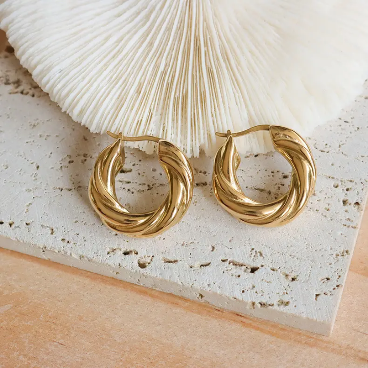 40446 gold plated Earrings
