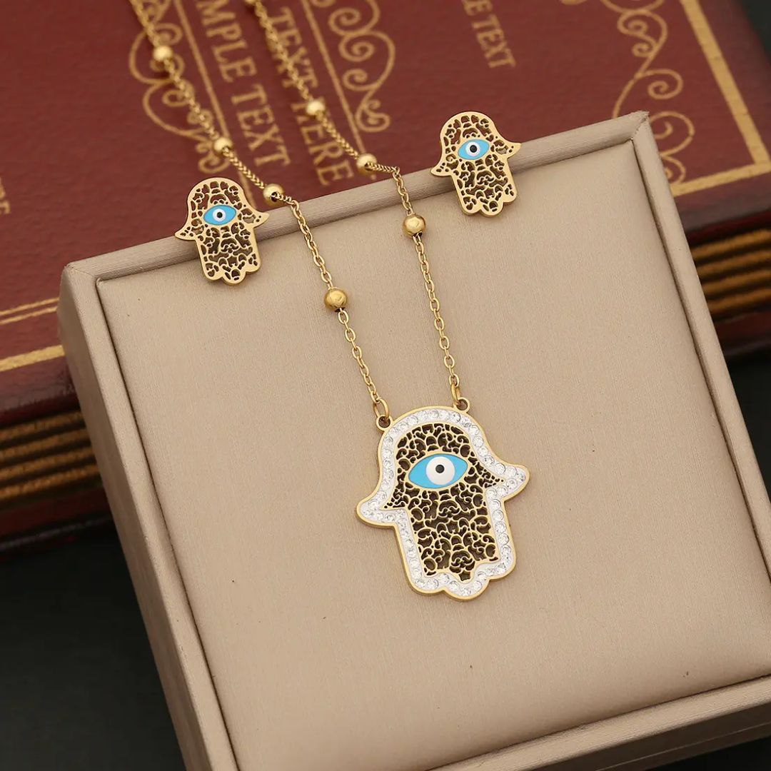 80047 Gold Plated 2 Pieces Set