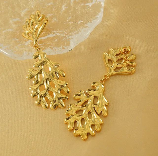 40387 gold plated Earrings
