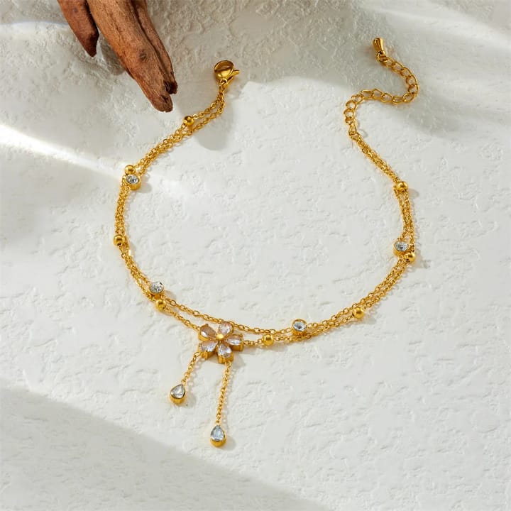70191 Gold Plated Anklet