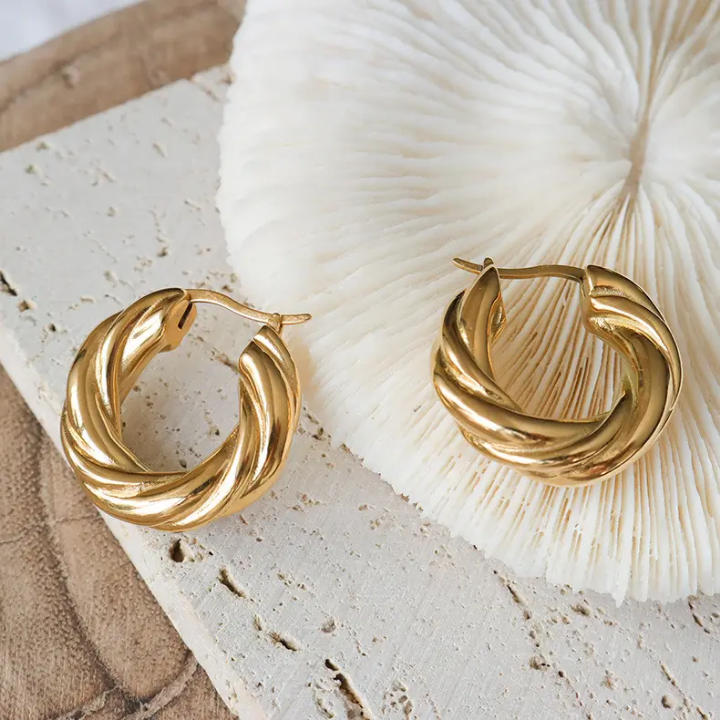 40446 gold plated Earrings