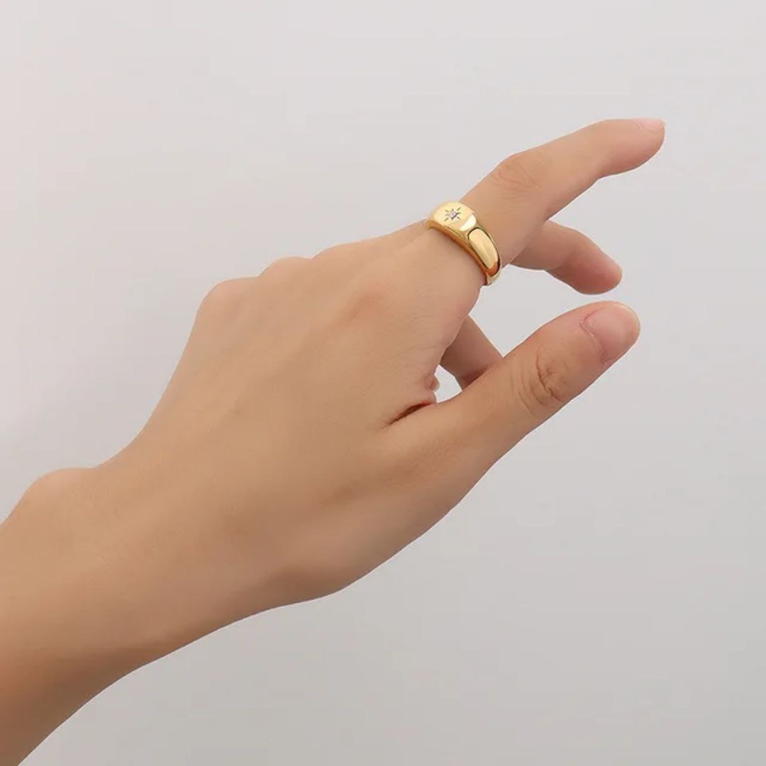50393 Gold Plated Ring