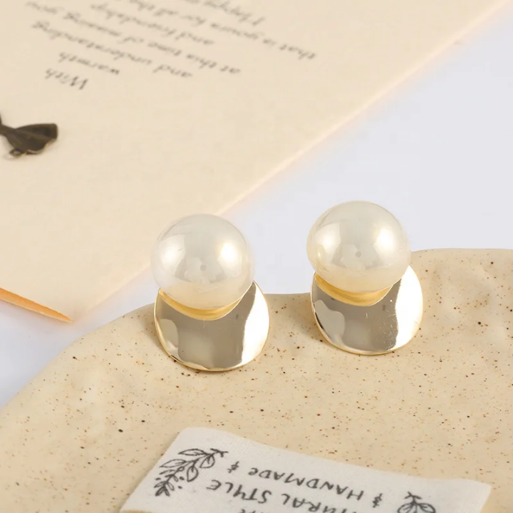 40454 Copper gold plated Earrings