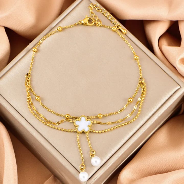 70203 Gold Plated Anklet