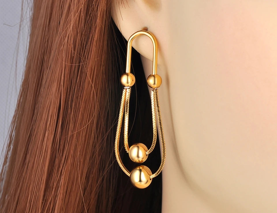 40164 Gold Plated Earrings