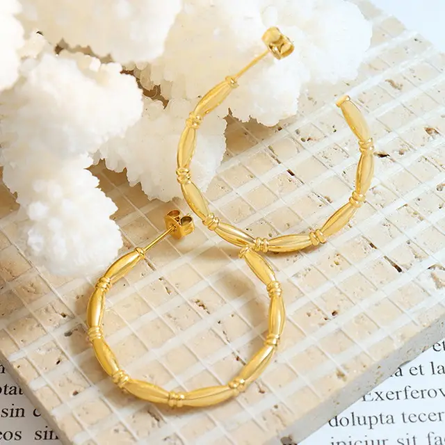 40159 Gold Plated Earrings