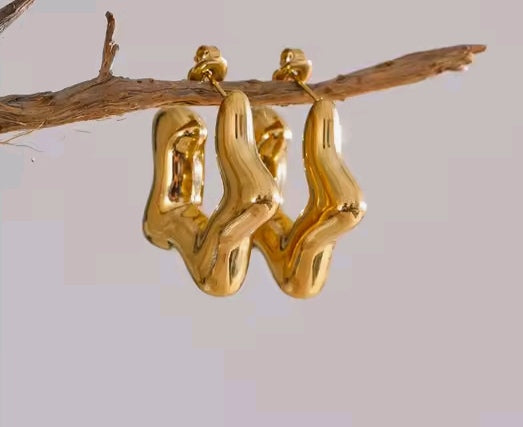 40448 gold plated Earrings