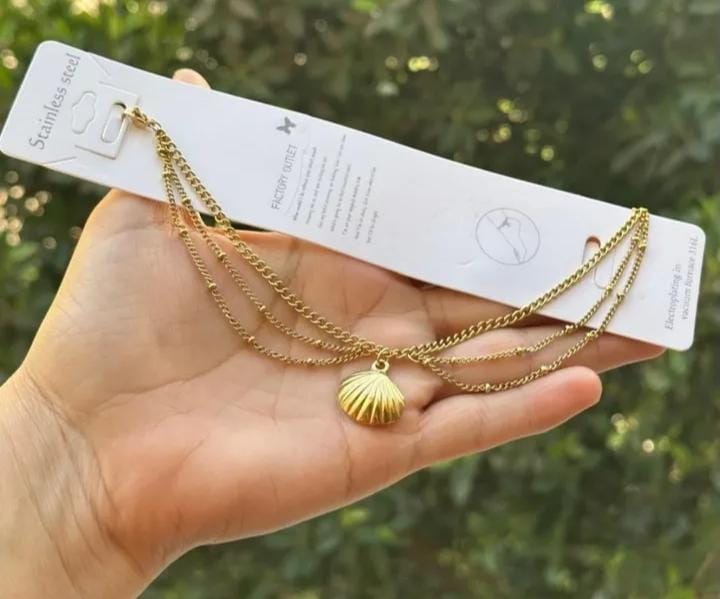 70192 Gold Plated Anklet
