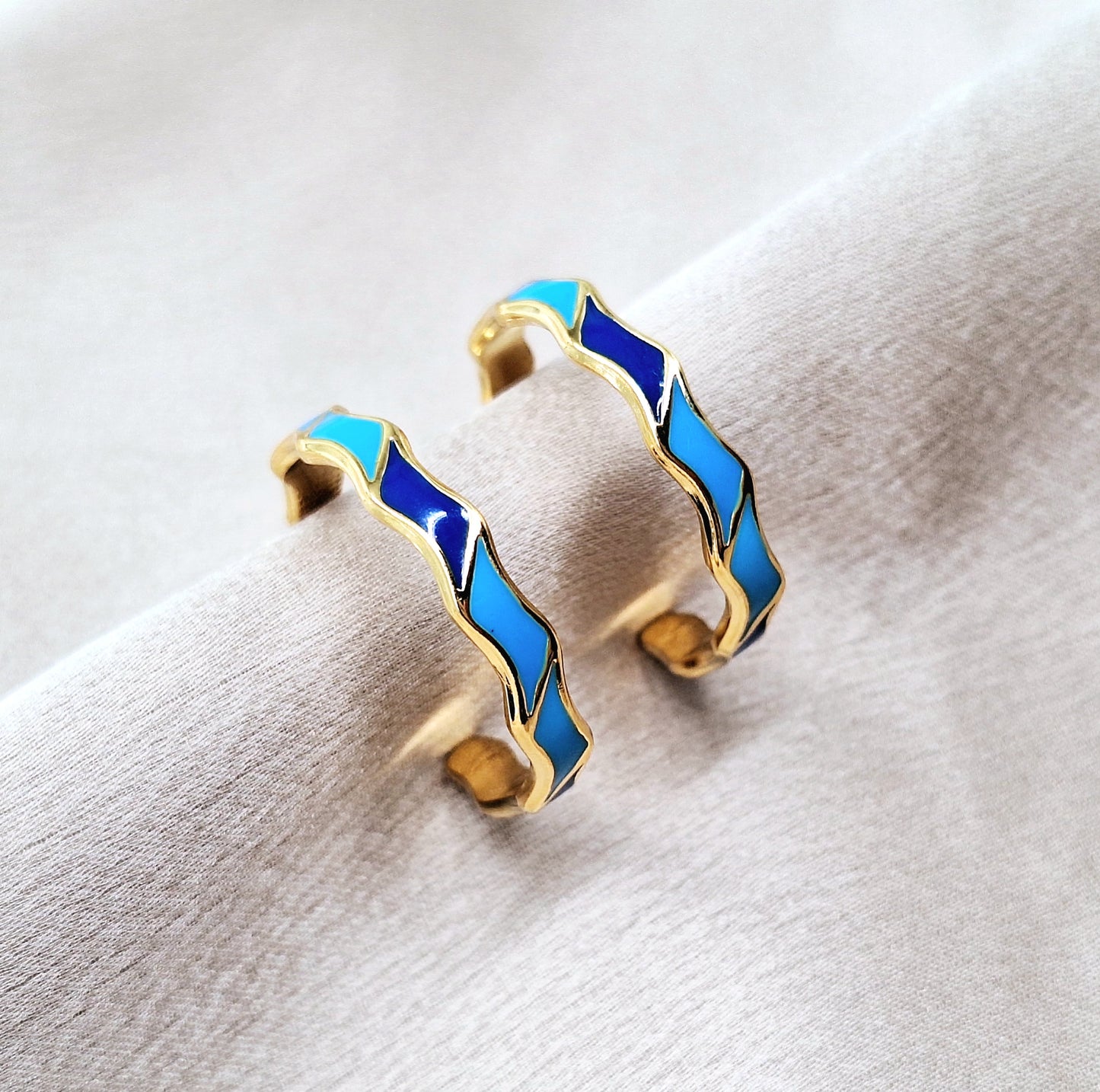 40313 gold plated Earrings