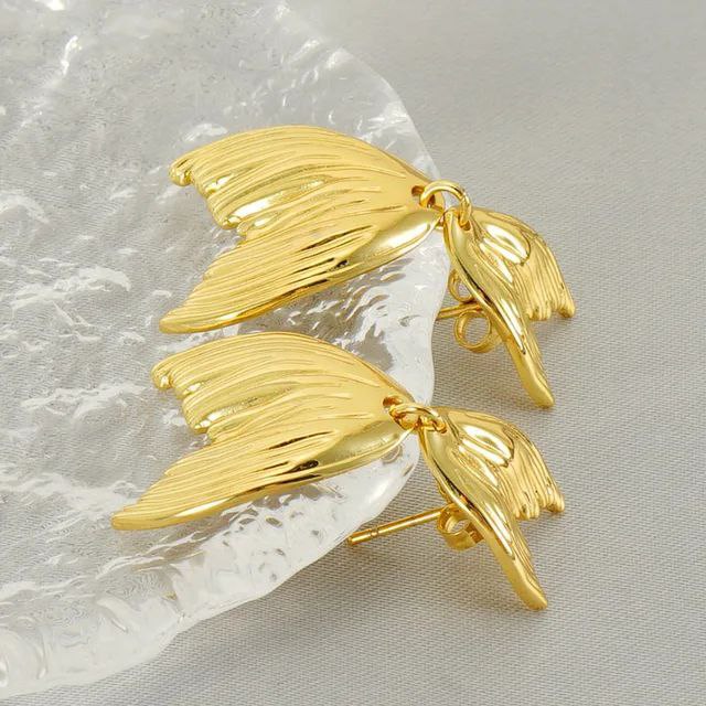 40390 gold plated Earrings