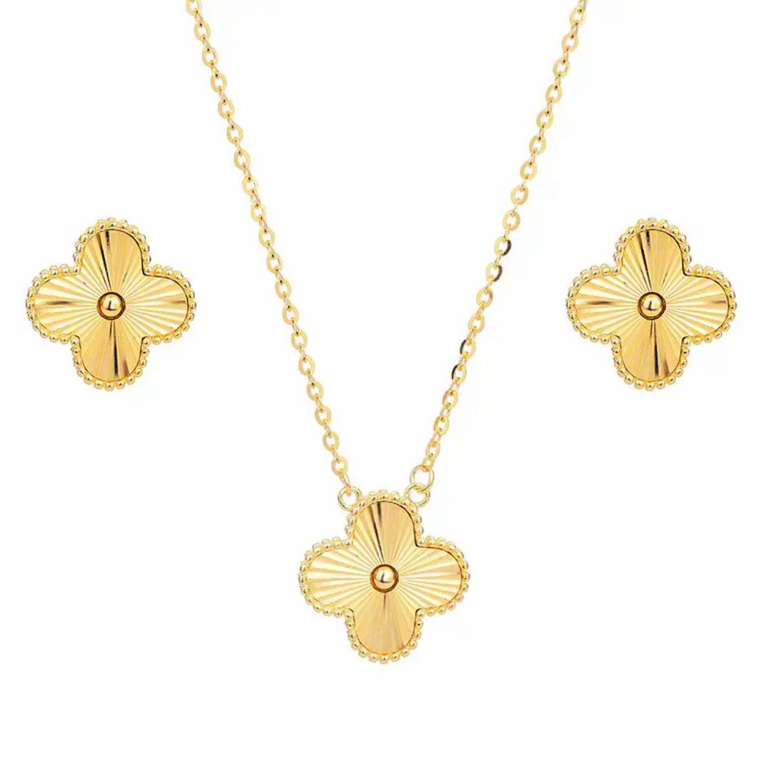 80051 Gold Plated 2 Pieces Set