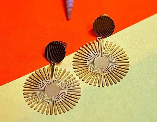 40474 gold plated Earrings