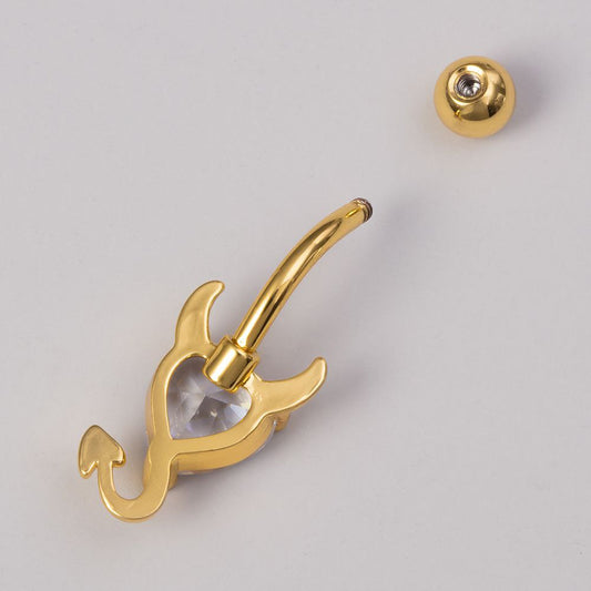 #00029 Copper Gold Plated Piercing