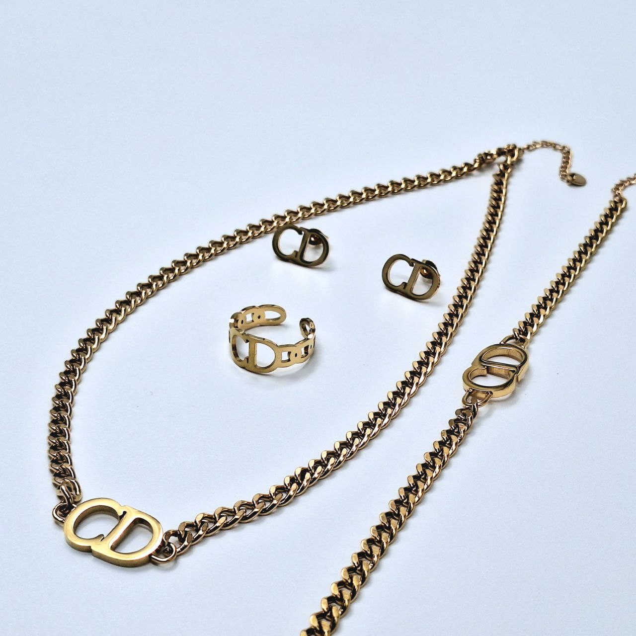 80053 Gold Plated 3 Pieces Set