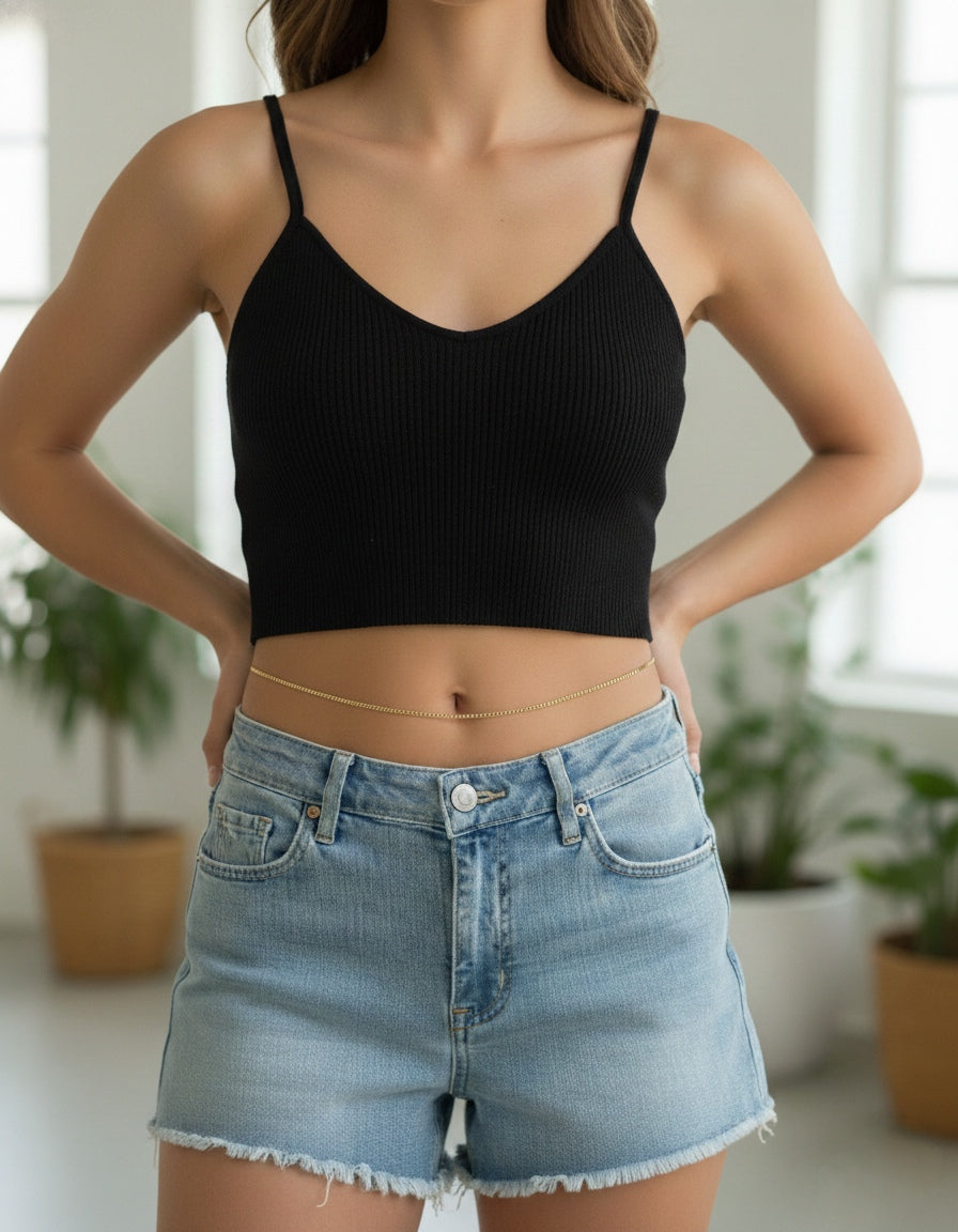 00116 Belly Chain - Gold Plated