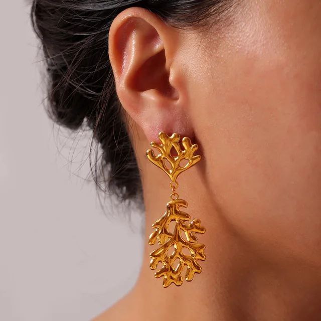 40387 gold plated Earrings