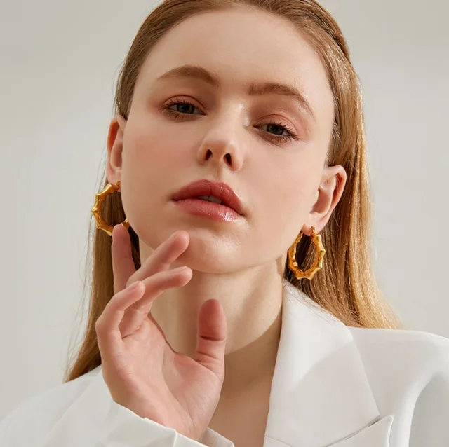 40147 Gold Plated Earrings