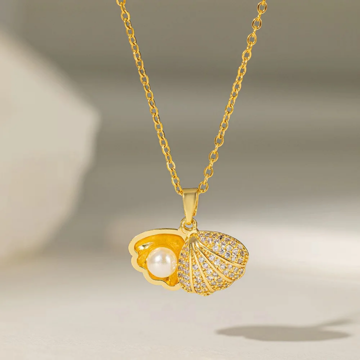 #10008 Copper Gold Plated Necklace