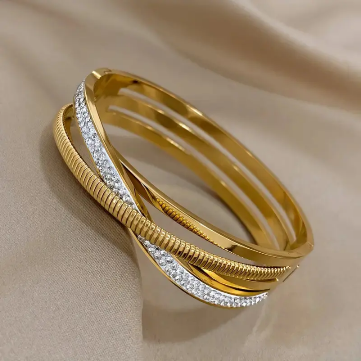 20328 Gold Plated Bangle
