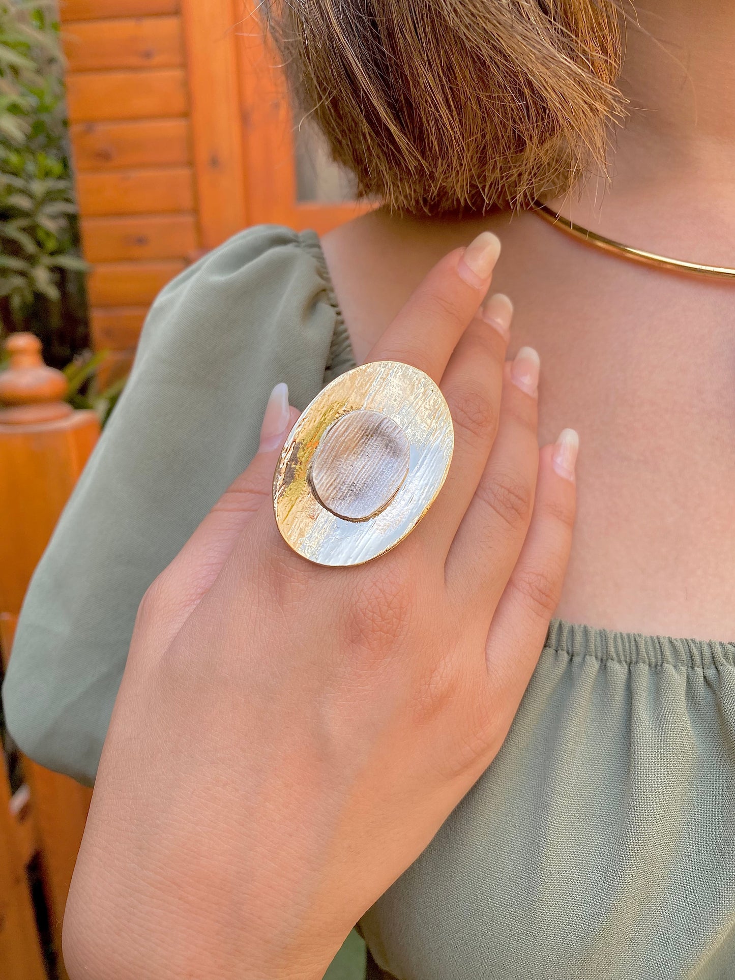 Celestial Mark | Textured Ring