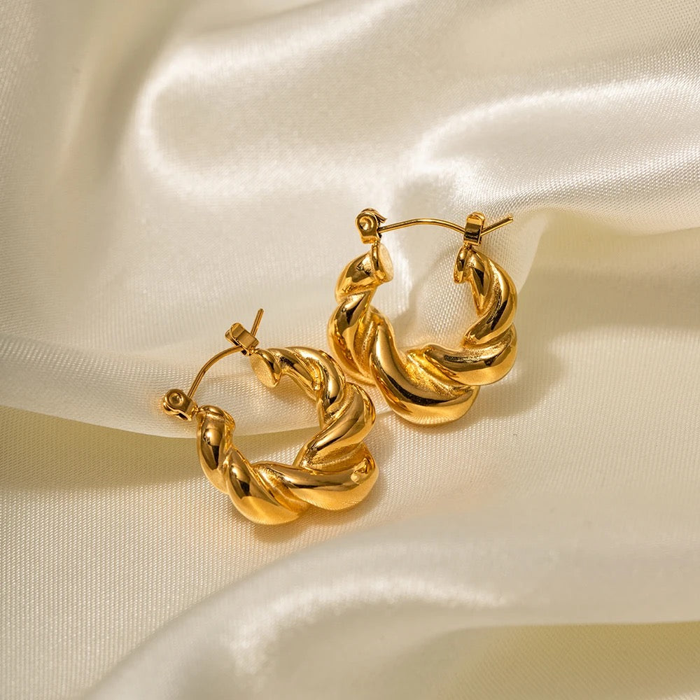 40207 Gold Plated Earrings