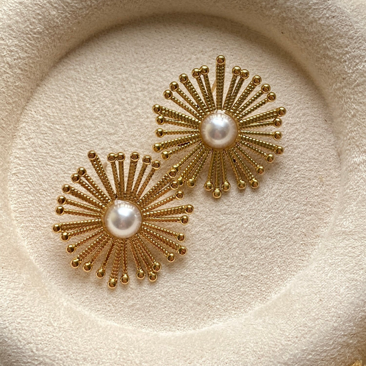 40382 gold plated Earrings