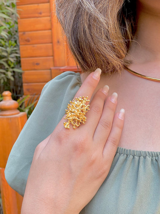Golden Reef | Sculptural Ring