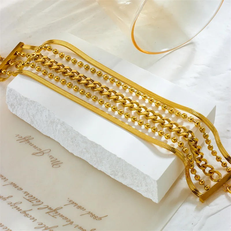 30327 Gold Plated Bracelet