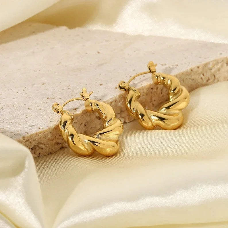 40207 Gold Plated Earrings