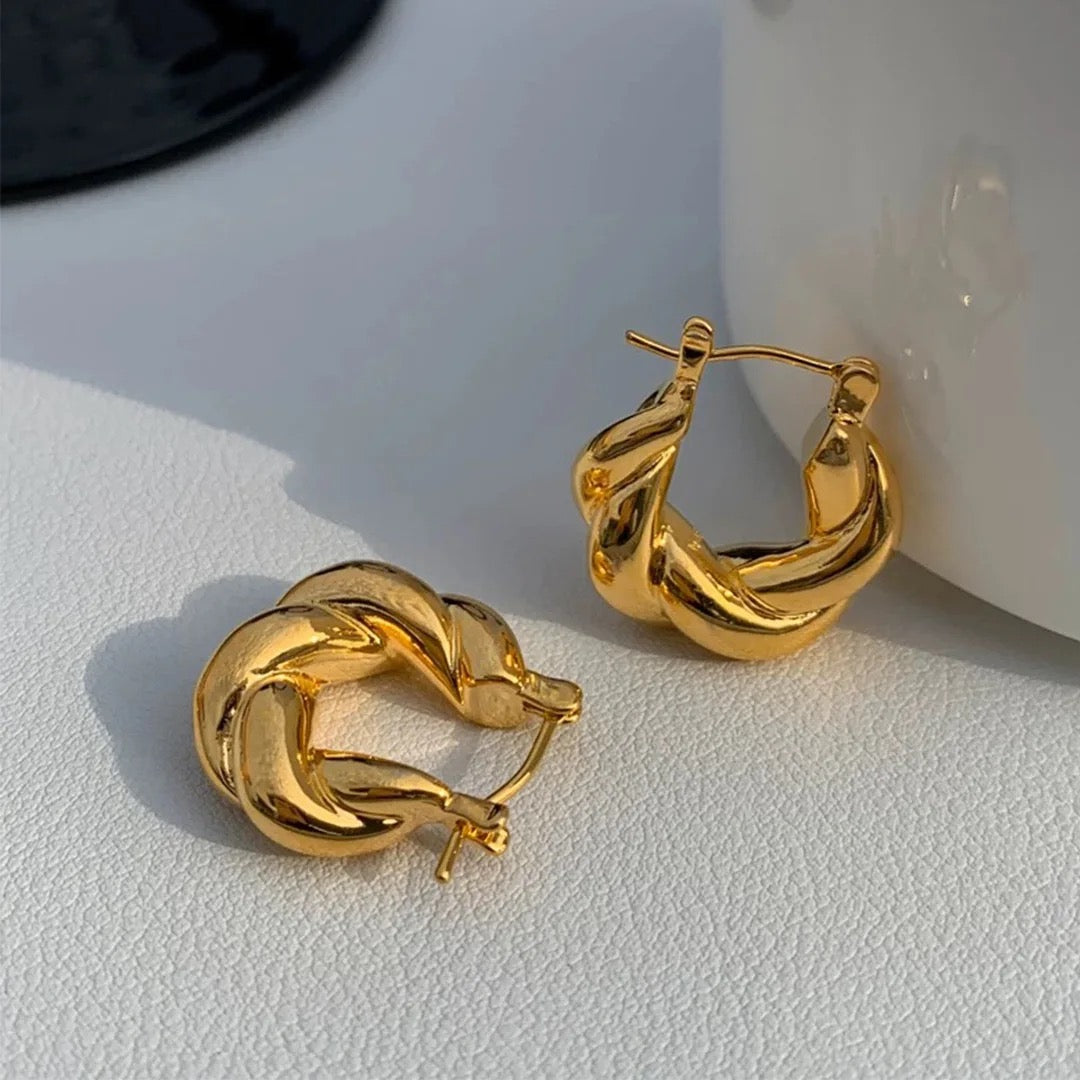 40207 Gold Plated Earrings