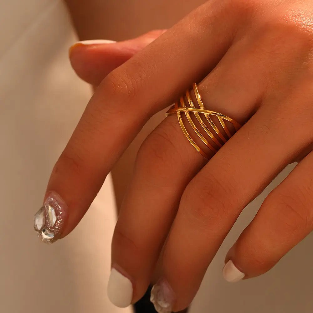 50194 Gold Plated Ring