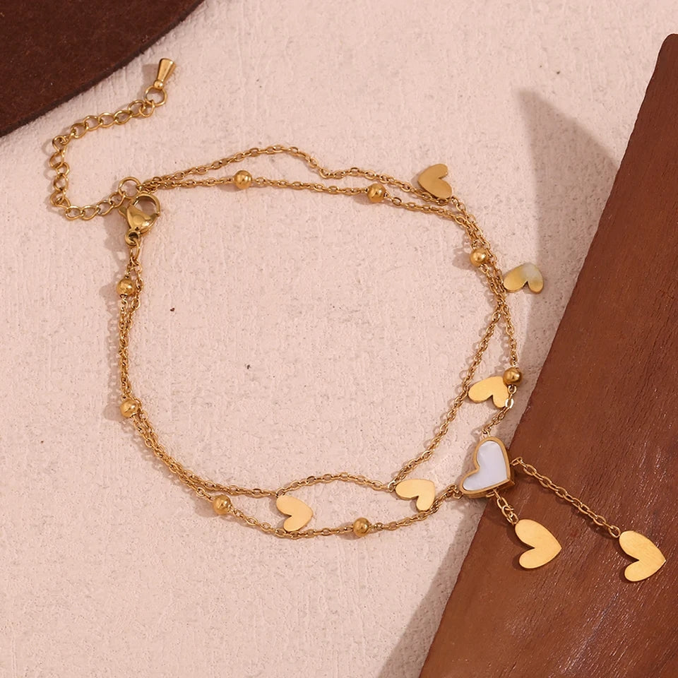 70128 Gold Plated Anklet