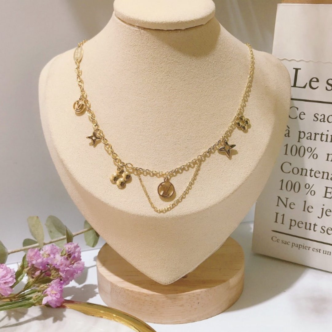 10238 gold  plated Necklace