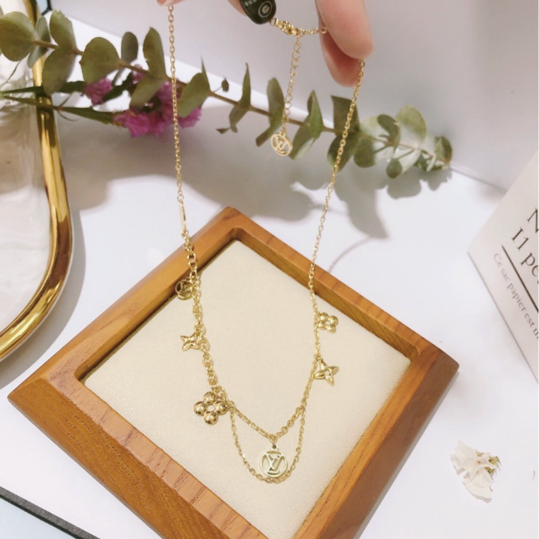 10238 gold  plated Necklace