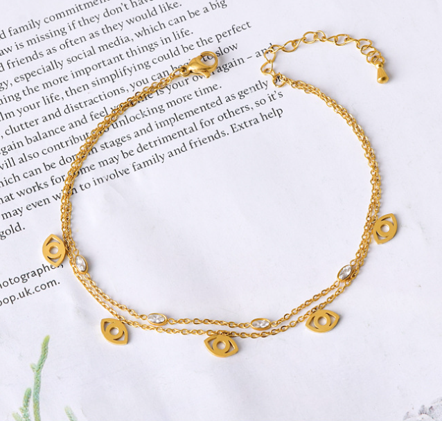 70117 Gold Plated Anklet