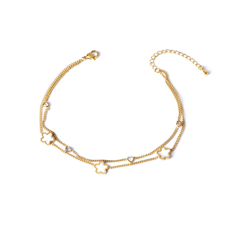 70169 Gold Plated Anklet