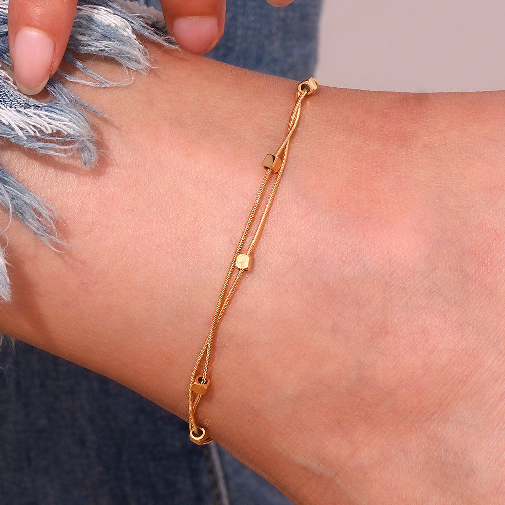 70081 Gold Plated Anklet