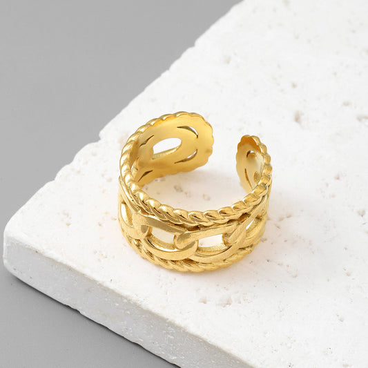 50204  Gold Plated Ring